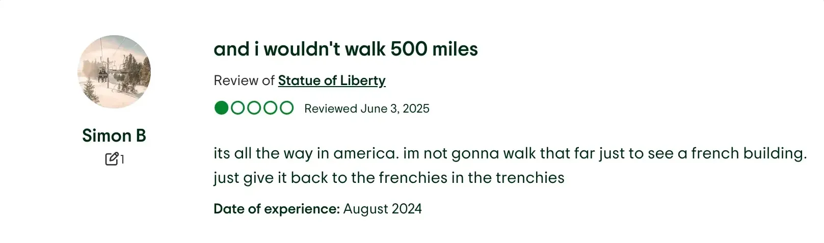 The gift that keeps on giving.